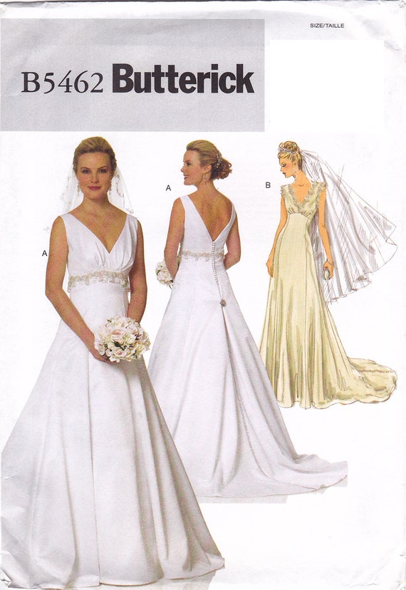 wedding-dress-sewing-pattern-butterick-5462-bridal-gown