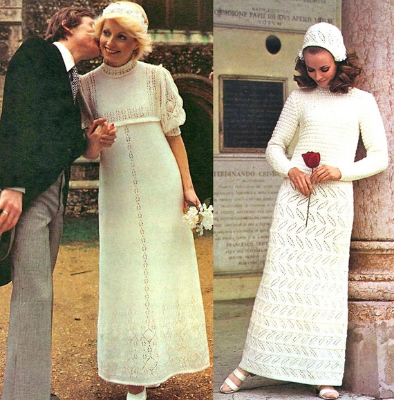 knit wedding dress