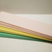 Reserve Blank Diecut Bookmarks Pastel Cardstock for Embellishment, Tag Making, Altered Art Projects Lot of 75 mini Art Projects