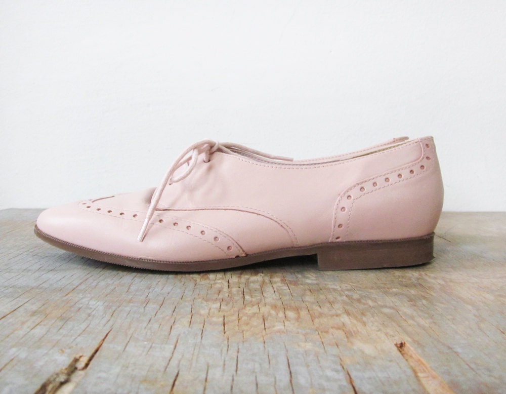 pink oxford shoes