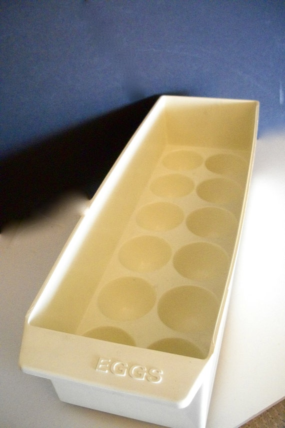 Vintage Egg Tray For Refrigerator Plastic