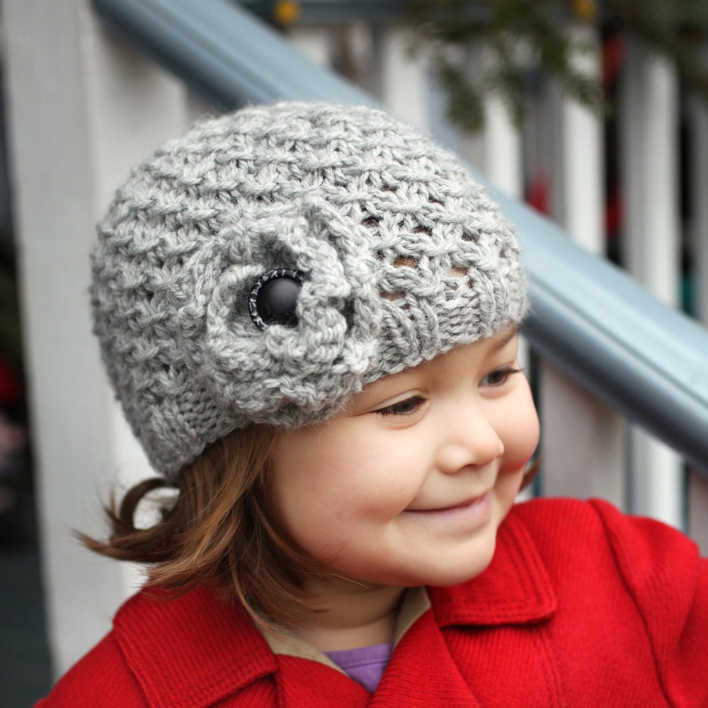 girls knitted hat pattern