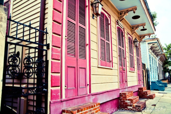 Ähnliche Artikel wie New Orleans Fotografie, "Bunten Häuser