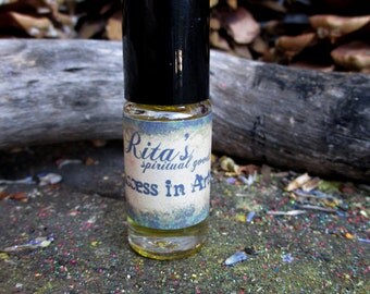 Rita's Success in Arts Ritual Perfume Oil - Musicians, Writers, Painters, Actors, Artists SUCCESS - Hoodoo, Pagan