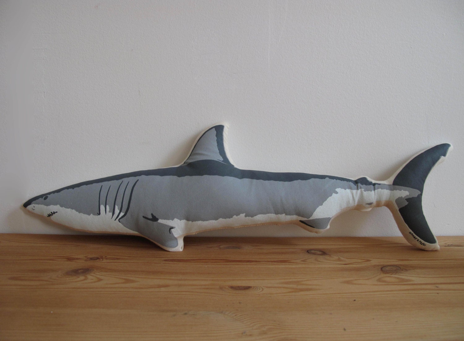 stuffed shark pillow