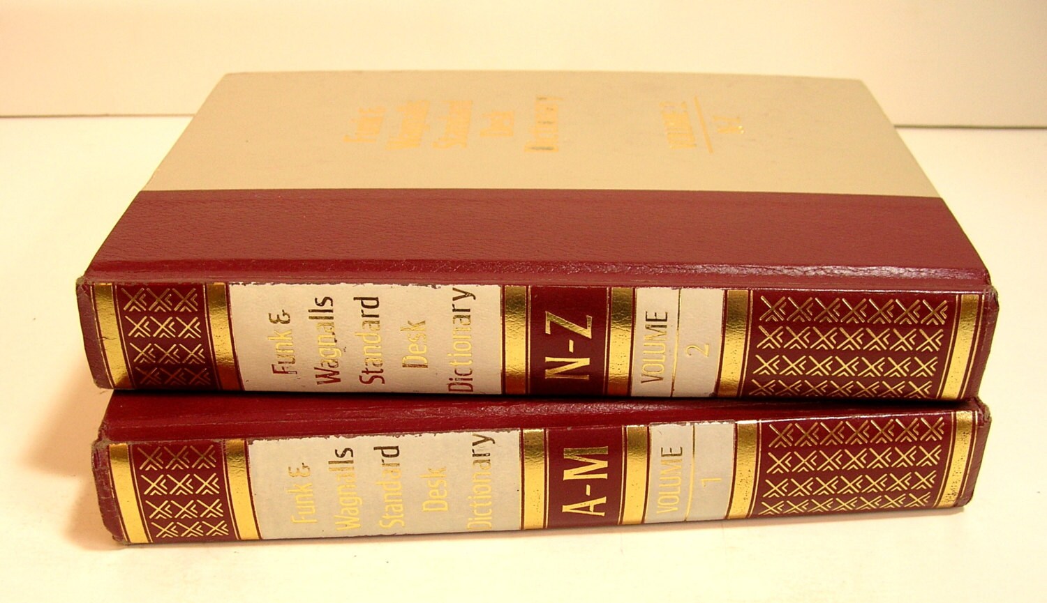 Funk & Wagnalls Standard Desk Dictionary Two Volume Set