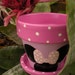 Mouse Ears Flower Pot - matching set - Reserved for Linda