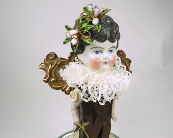 Angel Assemblage Doll "Tea" Assemblage Art Doll, Fairy Doll