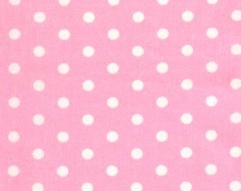 Robert Kaufman Pimatex Basic Dots Pale Pink Fabric
