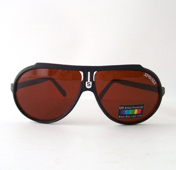 vintage aviator sunglasses blue blocker sport sun glasses