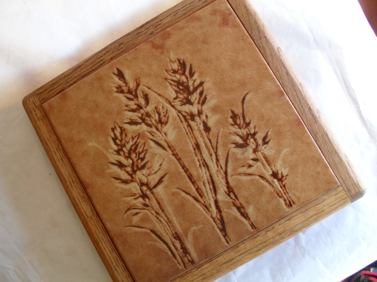 Hot Plate Oak Wheat Tile