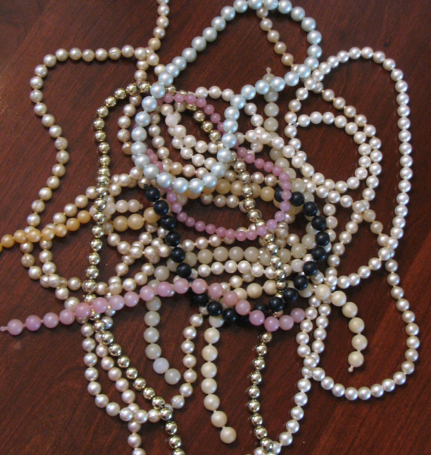Fifty's Vintage POP Beads Jewelry Destash by PaigesPastimes