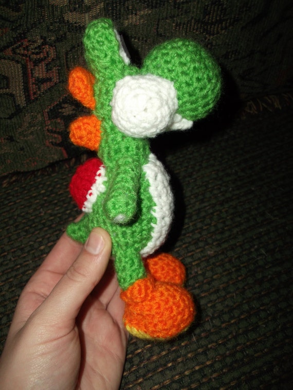 How to crochet yoshi