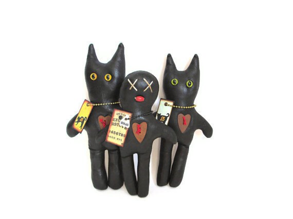 voodoo doll cartoon cat