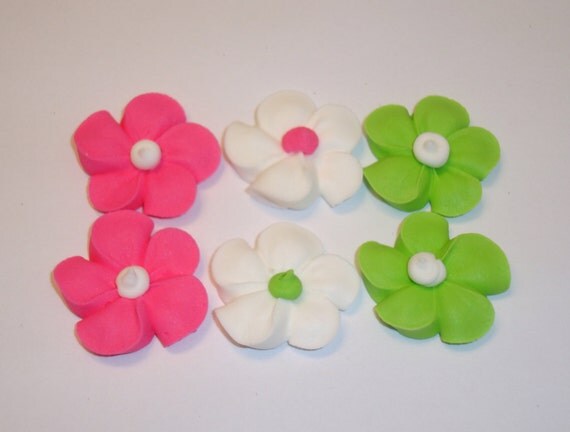 lot of 100 sugar flowers royal icing Il_570xn