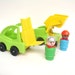 Vintage Fisher Price Construction Trucks with Men