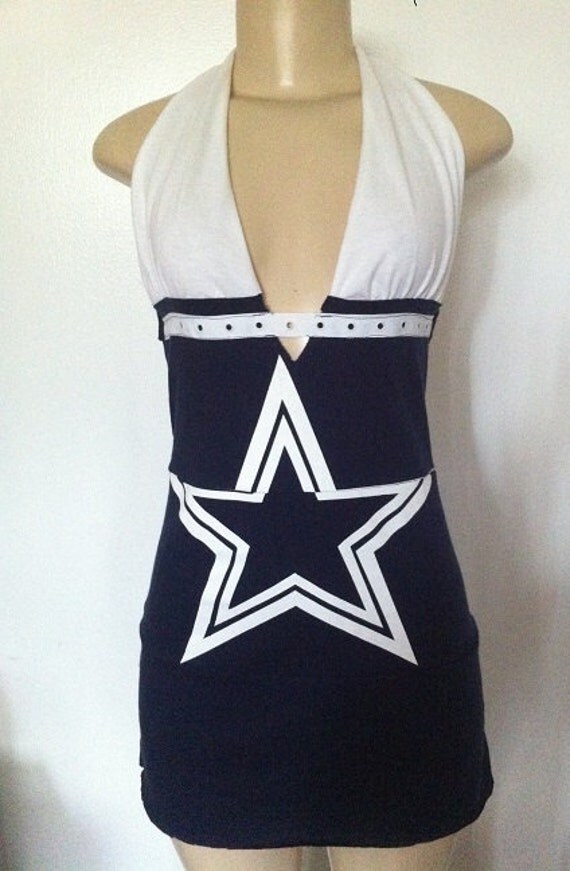 DALLAS COWBOYS Halter Dress by oneofakindclothing on Etsy