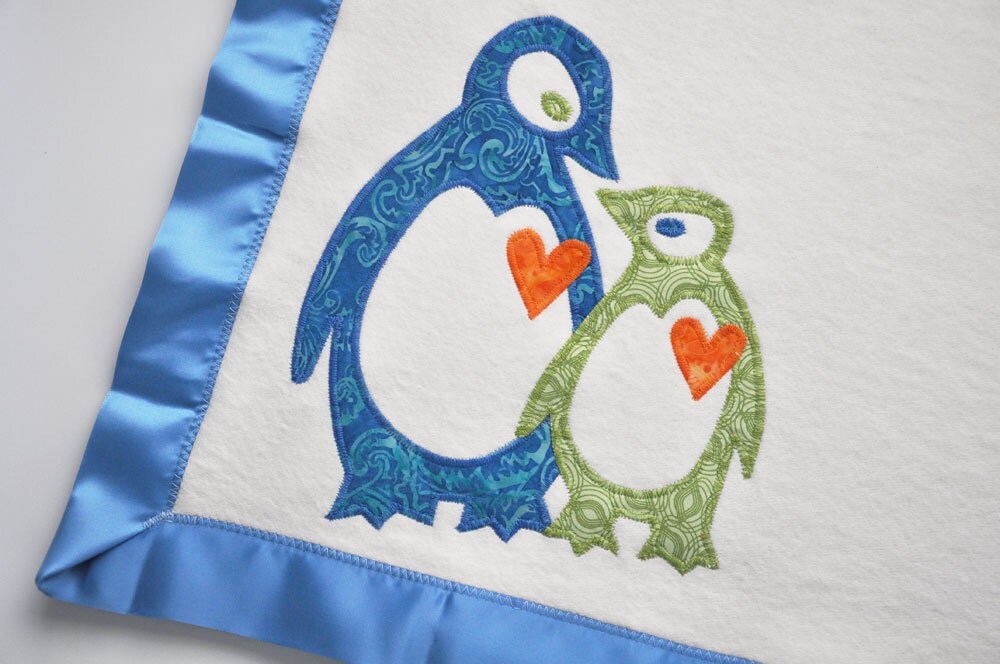 Penguin Baby Blankets | Zazzle
