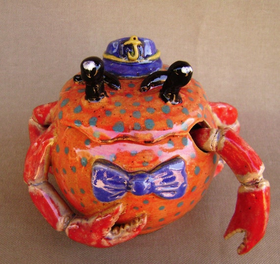 ceramic crab figurines