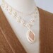Crochet Lace Jewelry (Beryl Love 5) Fiber Art Necklace