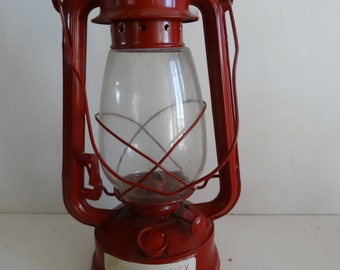 Vintage Red American Camper Kerosene Lantern