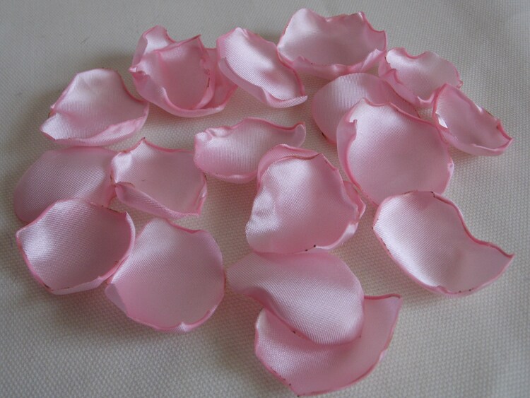 Flower Petals Satin Petal Flower Girl by bellerosedesigns on Etsy