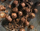 Primitive Rusty Bells  And Pins  Lot Of 20 Each-FAAP