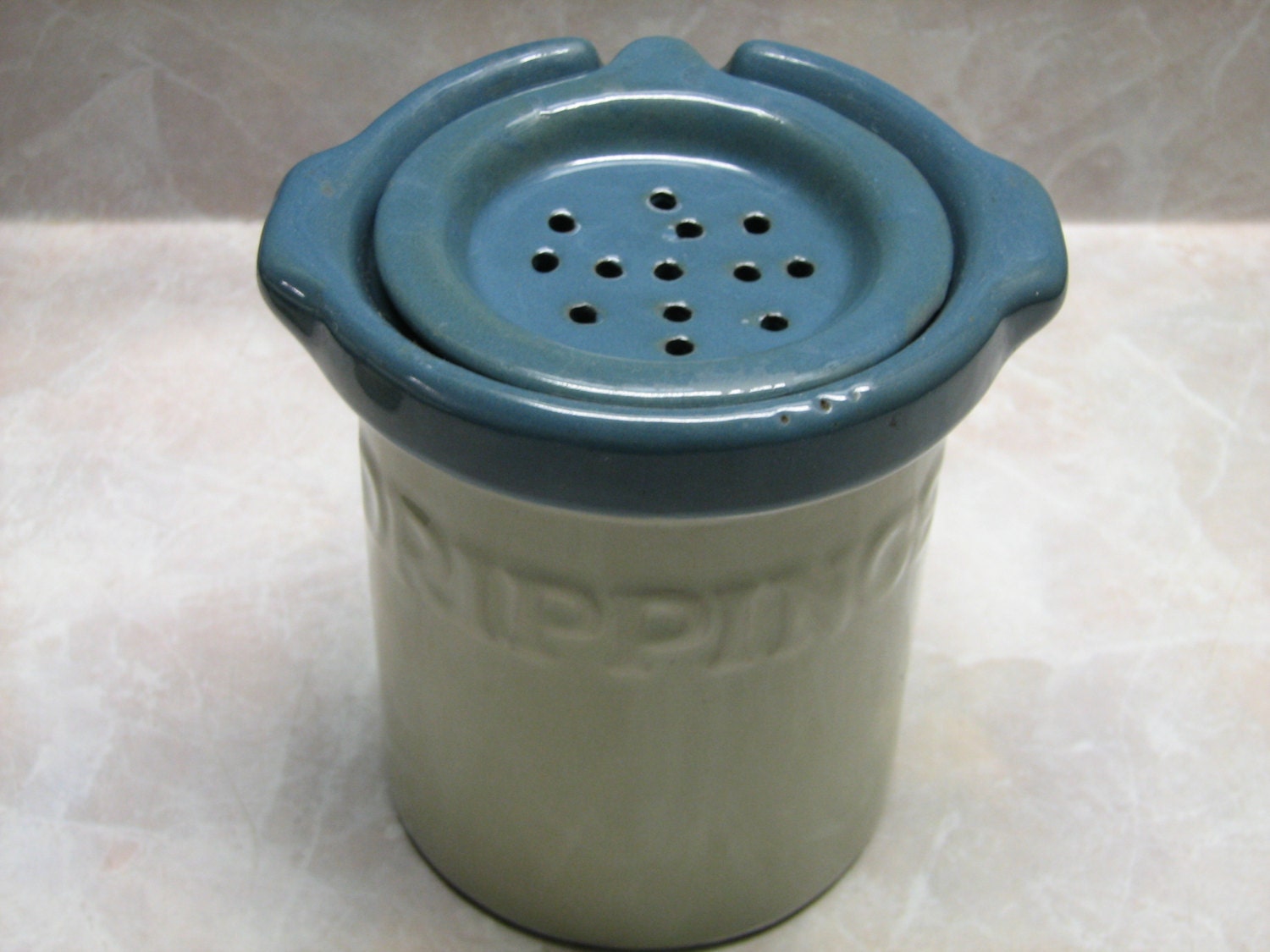 Bacon Grease Dripping Jar Pottery Crock by terenciostreasures