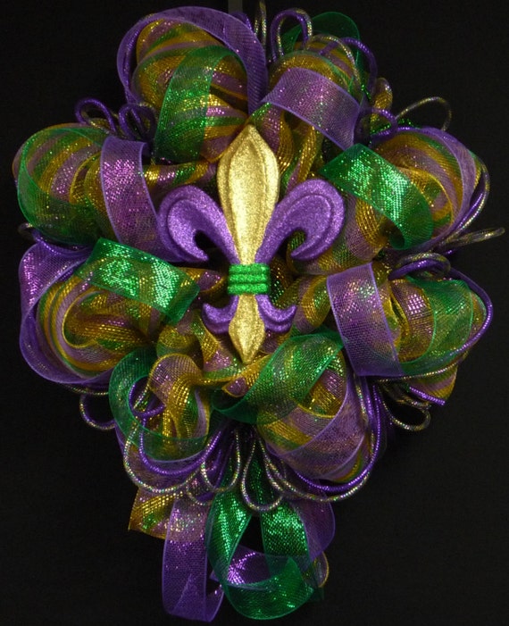 Do It Yourself Wreath Kit Mardi Gras Wreath Kit Fleur De