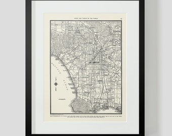 Map of Los Angeles California