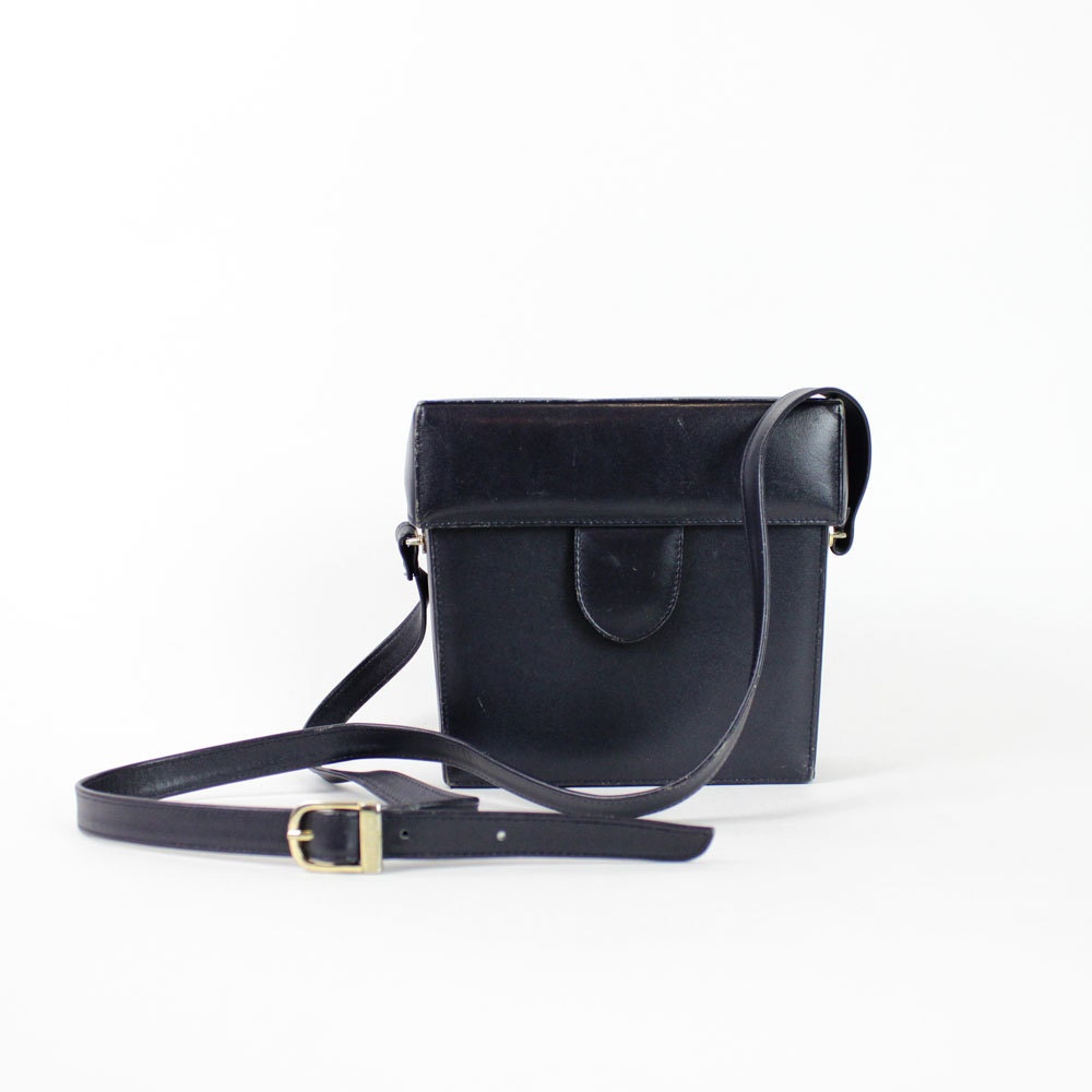 navy blue crossbody bag leather