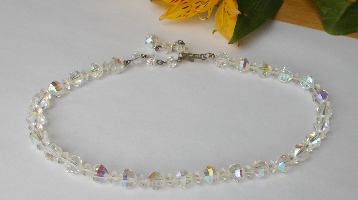 Vintage Austrian Crystal Necklace 87