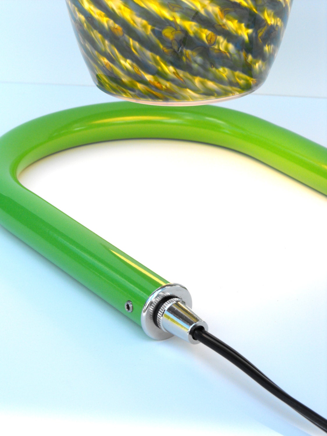 Bright & Cheery Lime Green Table Lamp by JGarloffDesign on Etsy