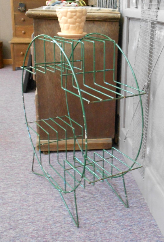 Vintage Midcentury Metal Plant Stand