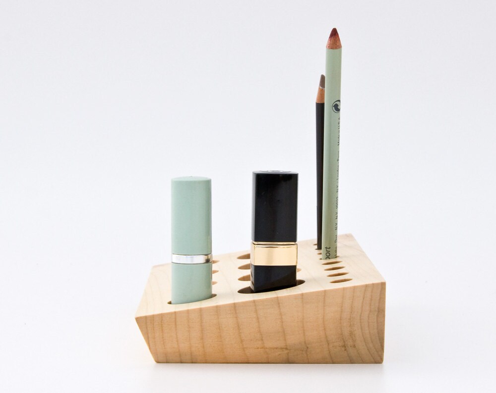 Wooden Lipstick Holder Lipstick Organizer Makeup Storage ELSA