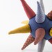 Modern Teething Star - funky navy blue ball , Soft spikes Blue, Yellow, brown, burgundy, mustard, dotted ,geometric, TIMO eco design