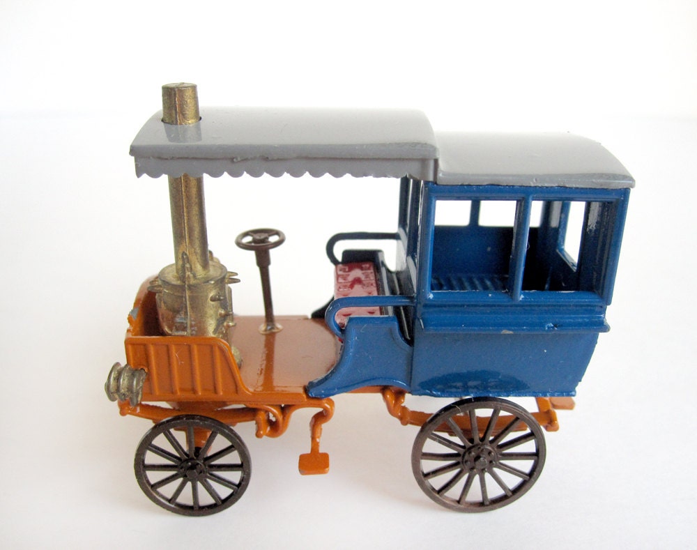Vintage die cast toy car steam powered car RAMI by J.M.K.