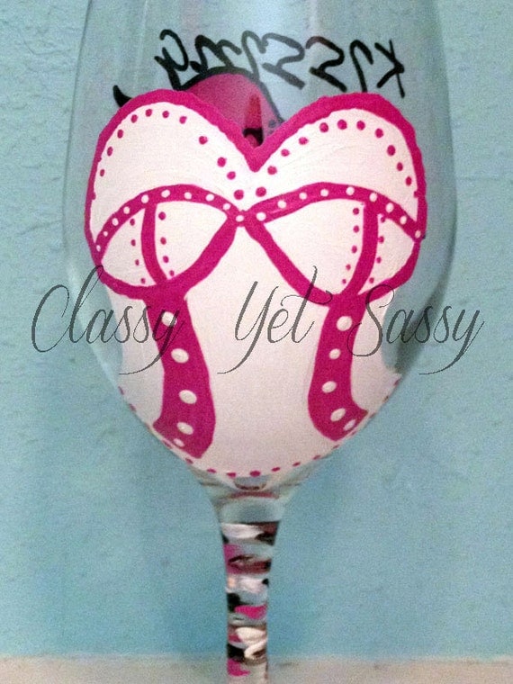 Bachelorette Corset Wine Glass