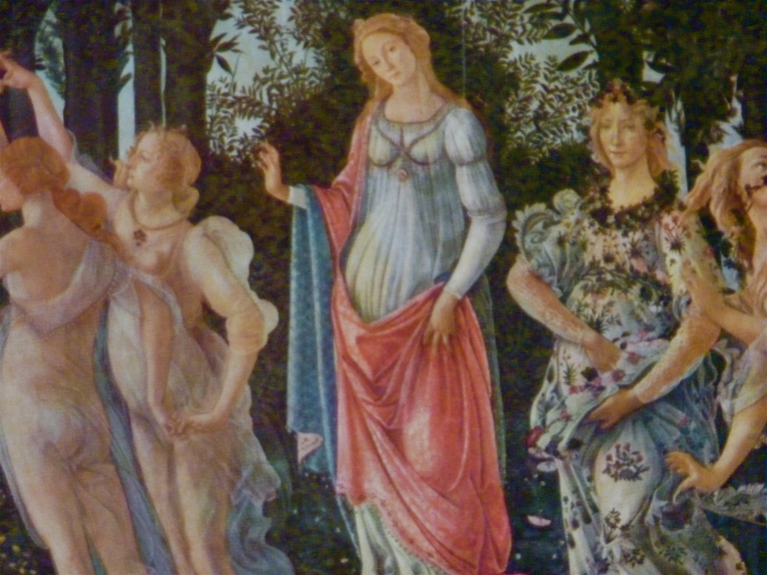 Vintage Print La Primavera Botticelli