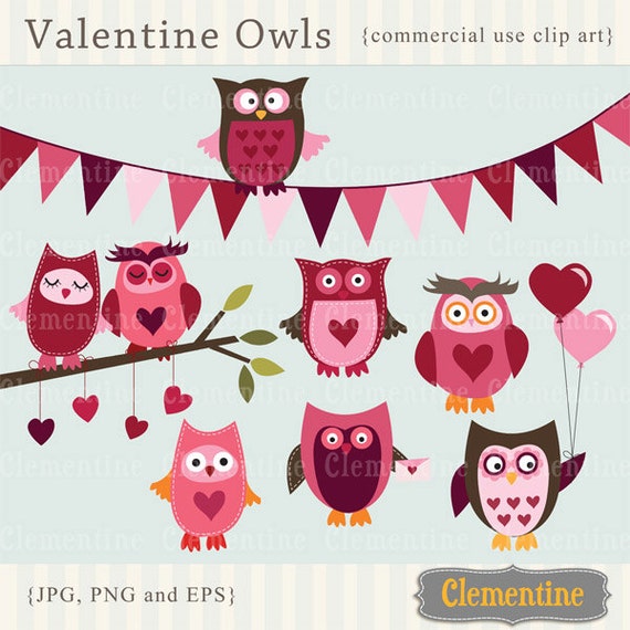 valentine owl clip art - photo #23