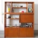 RESERVED *** Mid Century Teak Book Case / Wall Unit / Entertainment Center - Danish Modern - Bar Cabinet