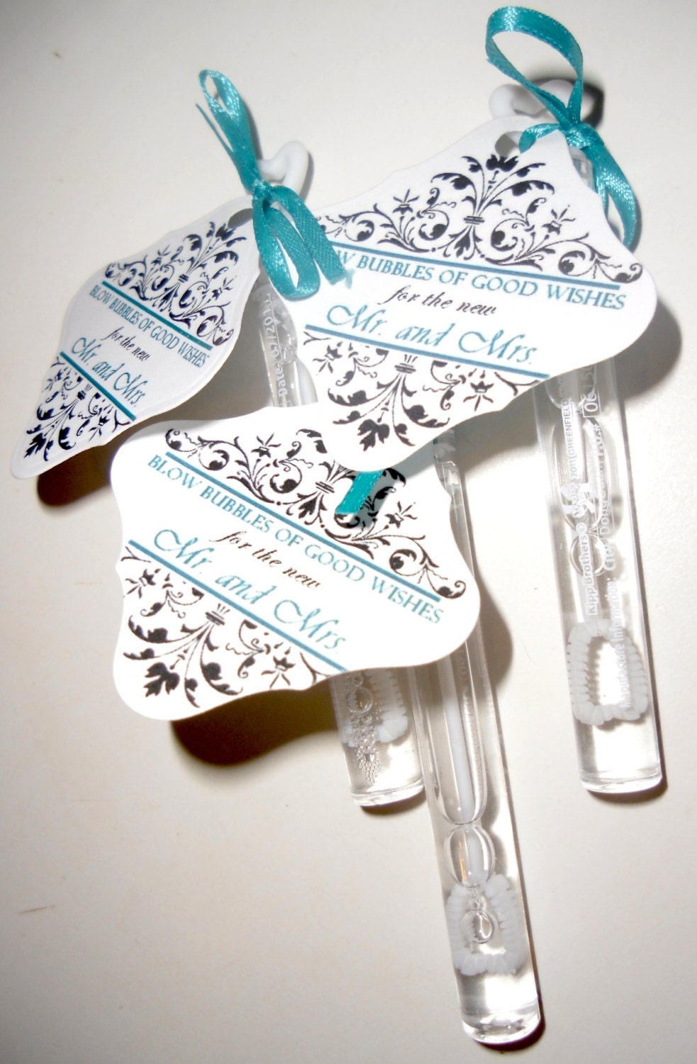 Wedding Bubble Tubes Bubbles of Good Wishes sold in sets