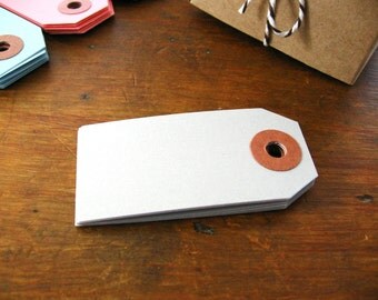 Gray Gift Tags, Product Tags, Paper Tags