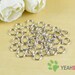 6mm Nickel Round Split Rings - Double Loop - 1 Pack / 200 PCS (SR1)