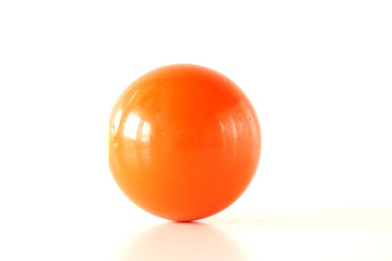 Vintage Solid Orange 5 Pool Ball / Billiard Ball Standard