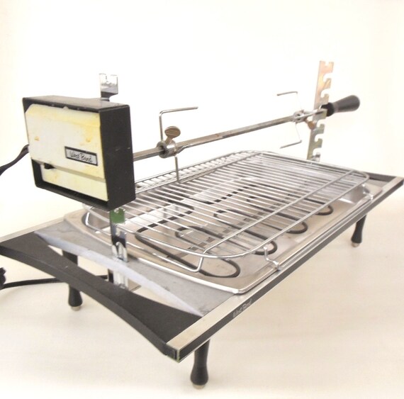 Atomic West Bend Rotisserie Indoor Electric Grill Complete