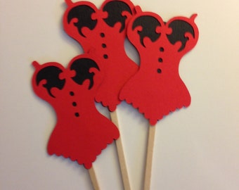 Bachelorette Cupcake Toppers