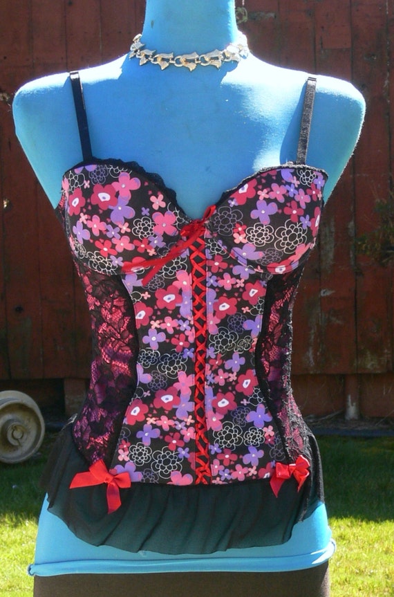 flower corset size 36b