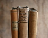 Vintage Book Bundle - Clare De Lune - Les Oberle - Three Guineas - Virginia Woolf