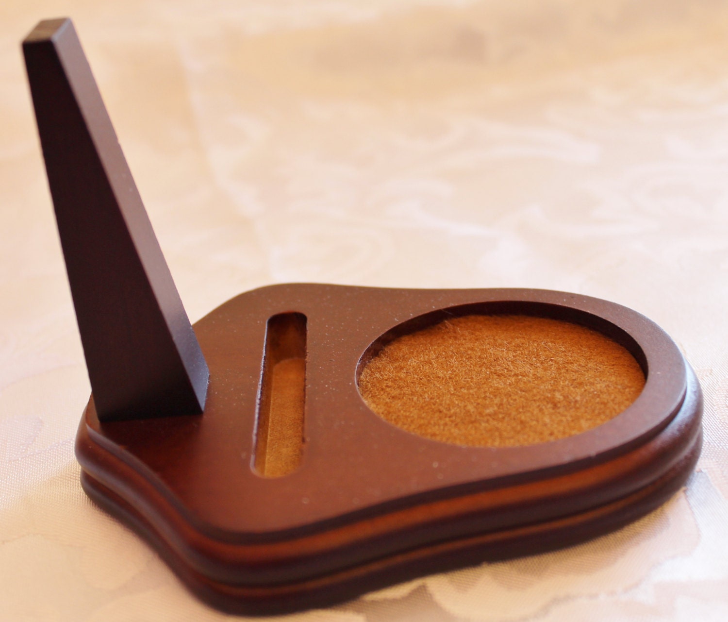 Reserved 7 Wood Tea Cup Holders Display